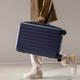 Mijia Xiaomi suitcase 20-inch expanded trolley case large capacity universal wheel suitcase men and women PC password box blue