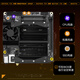 Mingfan (Minisforum) BD790I /BD795I SE Onboard Ryzen 9-7945HX ITX Computer Boardboard Office-Spiel BD790i [R9-7945HX National Standard] Dual Channel 96G+1TB