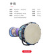 Acacia Bird African Drum Compone Inmitation de cuero Drum a mano liviano Instrumento de percusión de 10 pulgadas