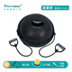 Theratools rehabilitation training wave speed ball semicircular balance ball professional bosu ball foot yoga hemisphere core strength trainer black 47cm small size
