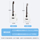 Enya Enya x0 Gletscher weiß hochwertige Gitarrenfananfänger für Anfänger von Männern und Frauen Studenten Novice Praxis Volksgitarre EGA-X0 Weiß 丨 Black Pickup Elektrobox Model