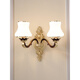 Submersible European style wall lights bedroom bedside lights living room TV background wall lights battery model wiring no wiring charging wall light purple red 6629-1 wiring model LK