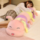 Aidoudo, mignon poupée d'oreiller Caterpillar, jouet en peluche, dort sur le lit, poupée d'écrasement des jambes, cadeau d'anniversaire de la petite amie, Green Mint Happy, version grasse dure environ 1,2 mètre de long