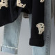 
Sichuan Shed Single Breast Knitted Sweater 2025 Autumn New Women's Fashion Simple Short Loose Top
