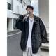 简方位皮衣外套男秋冬季美式复古痞帅炸街感宽松休闲机车服pu皮夹克 wjs-w9274棕色 M