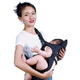 
TIANER baby strap front and rear simple front-back baby strap horizontally back-back newborn baby back bag Tianer 03 net style - blue dot