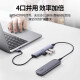 绿联（UGREEN） 绿联CM219 USB3.0分集线器高速4口HUB扩展坞带供电口 一拖四 线长 0.5米(15917)