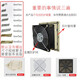 TAIJU Máquina de distribución del gabinete eléctrico del gabinete eléctrico del gabinete de enfriamiento 220V SJ12038HA2 Axial Flow ventilador 12038/Roll 0 Beads/7 páginas Ventilador/220V