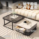 Millennium Washington coffee table slate coffee table living room light luxury high-end 2026 new home small apartment coffee table gray white gray glass