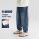Pantalones para niños de Zuoxi Boys Jeans Autumn 2025 NUEVOS BIÑOS ESTILE ESTILO DE PRIMAVERA Y AUTORMA Pantalones para niños grandes Color de mezclilla 160