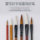 Yubao Pavilion Four Treasures Brush Set for Beginners for Primary School Students Calligraphy Brush Ink Paper Inkstone Felt Inkstone with Cover Copybook Water Writing Cloth Pen Holder Ink Disc Brush Practice Paper Standard 21-piece Set