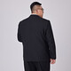 
Xichen plus fat plus size suit jacket casual men's loose business suits look slim and large size fat man suit suit suit black single 5XL (210-225Jin[Jin equals 0.5 kg])