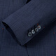 
BAROMON (100% wool] imported Italian fabric semi-lined men's suit men's jacket suit top blue 175C
