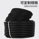 Huili's plastic corrugated pipe waterproof and flame-retardant threaded pipe threading hose PE wire and cable protective sleeve pipe joint PE thickened AD10 (inner diameter 6.5)/100 meters