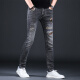 
Ke Jiehao embroidered jeans 2024 spring and autumn new small foot slim casual pants Hong Kong high-end stretch gray trendy brand men's pants OD-A675 regular 32 [2 feet 5]140-149Jin [Jin equals 0.5 kg]