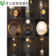 XMSJ Nordic Light Luxury Salon Chambre de lit Rétros Retro Decorative Mur Mur Création Personnalité Designer NOUVEAU MUR MODER