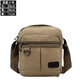 Xushansi shoulder tool bag thickened shoulder crossbody canvas bag hardware electrician tool bag canvas large heavy-duty wear-resistant horizontal style brown small size 1511