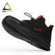 Jingtu Labor Protection Zapatos Ligeros y cómodos placas de acero anti-Smash Anti-Punteura Anti-Slip Sole Sole Safety Protection Work Shoes Four Seasons [impermeable y anti-deslizamiento] Modelo resistente al desgaste de cuero 36 36
