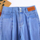 Qingqing Hua Tiansi-Denim-Hose für Frauen im Sommer Dünn 2025 Neue Frühlings- und Sommer-Herstellung lässige Hosen Eisseide Schlampe gerade Hosen 6628 Hellblau 3xl /31 (135-145jin [Jin gleich 0,5 kg]))