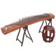 Dunhuang [neues Produkt] Guzheng 694l Mahagony Series Shell Carving -Bewertungsanfänger Guzheng Musikinstrumente Doppelte zwölf 618 694l Happy Eyebrauen