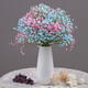 AIMAN flowers, real flowers, dried flowers, natural baby's breath bouquet, home living room store, holiday decorations, gifts, birthdays, purple baby's breath (without vase), dry branches