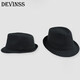 Devinss Topper Hat pour hommes et femmes peut être porté en toutes saisons. Petit chapeau topper décontracté et chapeau à la mode noir