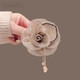 QUAMER Fashion Temperament Camellia Brooch Japanese and Korean Ladies Model Silk Corsage Sweater Light Luxurious Corsage