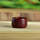 DL 1998 Fat Donglai's same style finger wrench play natural l natural rosewood whole wood hollowed out Prajna bracelet thumb ring retro gift Venus rosewood about 21*35mm inner diameter 22mm