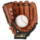 HUA SHIMENG Baseball Set Children's Youth Baseball Bat Baseball Gants Baseball Bat Training Praging Pitching Utiliser le baseball trois pièces (Brown)
