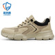 Blue Owl Shield Labour Protection Shoes Herren Stahlbox Anti-Smash Anti-Punch-Funktion Ultraleiche bequeme weiche und elastische Baustelle Sicherheitsschuhe Vier Seasons Ultraleichte Eva Sole 41