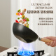 Royalstar wok Zhangqiu small iron wok household uncoated flat bottom one-person induction cooker gas stove universal mini wok