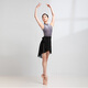 Sansha Dance Yarn jupe ballet tutu pratique jupe une pièce en dentelle irrégulière jupe en mousseline de soie