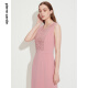 Pier Cardan Pier Cardan Año Nuevo para mujeres Summer francés elegante vestido intelectual P1225D1047F0 PINK XL 42A (Peso sugerido 65-70 Jin [Jin equivale a 0.5 kg])