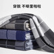 CheekKiss Men's Scarf Men's Winter Wool Thick Warmth British Style Couple Scarf as a High-end Gift for Boyfriend Plaid Light Gray [Ghostwritten Greeting Cards - Fast Delivery]