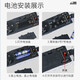 儿家电动高铁和谐号小火车玩具仿真万向行驶动车模型儿童生日礼物男孩 基础款四节火车【送电池】