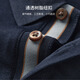 Shanshan [cool mulberry silk] short-sleeved T-shirt for men in summer business casual commuter lapel top men's polo shirt