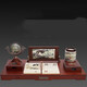 Chuangguqitong Mahogany Desk Calendar Stand Office Desk Ornaments 2025 Pen Holder Ornaments Wooden Boss Business 12003 48*24 cm
