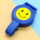 
Kafus integrated environmentally friendly smiley face easy to pull buckle stretchable buckle ID card cover with 1.5CM lanyard breast card work certificate telescopic buckle ear button custom drip plastic LOGO 9903 white telescopic buckle + smiley face 1
