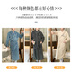 
Langsha pajamas men's autumn and winter flannel thickened lengthy nightgown with velvet warm bathrobe household clothing light gray 3XL