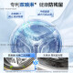 海尔（Haier）洗衣机14126升级款8/10/12公斤超薄滚筒洗衣机大容量带烘干洗烘一体全自动家用嵌入式除菌以旧换新 10公斤精华洗非烘干+543超薄+智能投放+大桶径