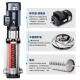 
XMSJ stainless steel vertical multi-stage centrifugal BL/BLT industrial water treatment circulation pump high-rise water supply booster pump BLT12-14380V