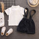 Disney (Disney) Little Boy Suit Summer Baby Dress de banquete de 1 año Spring and Autumn 2 Weekly Clothing Beld and Child Birthday Gentleman Set White Forred VERTICAL Strap 90 Sugerir 85cm