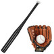 HUA SHIMENG Baseball Set Children's Youth Baseball Bat Baseball Gants Baseball Bat Training Praging Pitching Utiliser le baseball trois pièces (Brown)