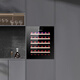 Meitu first-level energy efficiency fully embedded red wine cabinet constant temperature wine cabinet silent small household air-cooled ice bar 36 pieces / 696 high / electric door