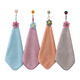 Miaoran rags 29*36.5cm 3 thick absorbent quick-drying hanging hand towels cute cartoon kitchen and bathroom hand towels