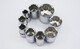 Sazhan 12 Eckhülle 1/2 metrische Pflaumenblütenhülle 12,5 mm Blumenform Kurzschleide große Fliegende Spouthülle 8-32 mm 13603 12 mm