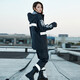 Qin Feiman Raincoat Takeaway Raincoat Rain Pants Suit Raincoat Split Raincoat Raincoat Riding Electric Motorcycle Men and Women Riding Suit Waterproof Raincoat Pink Women Single Layer M 1 piece
