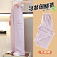 Nickybaby Summer Girls Wide Legs Детские брюки Ледяные шелковые брюки 2025 Новый комар -репеллентный брюк девочек -летние брюки 15029 Pink Purple + 9889 White [Set] 160