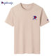 Champion verheißungsvoll offizielle Trendy-Markenpaare aus Baumwoll-Outfit runden Hals Kurzarm Männer und Frauenstil-Sorte T-Shirt Frauen halbärmelte Top 6621 Pure Cotton-Purple 2xl 155-170jin [Jin gleich 0,5 kg]