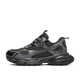 
Belle cool casual shoes men's new thick-soled outdoor sports style dad shoes A1504AM4 black 41 (255mm)